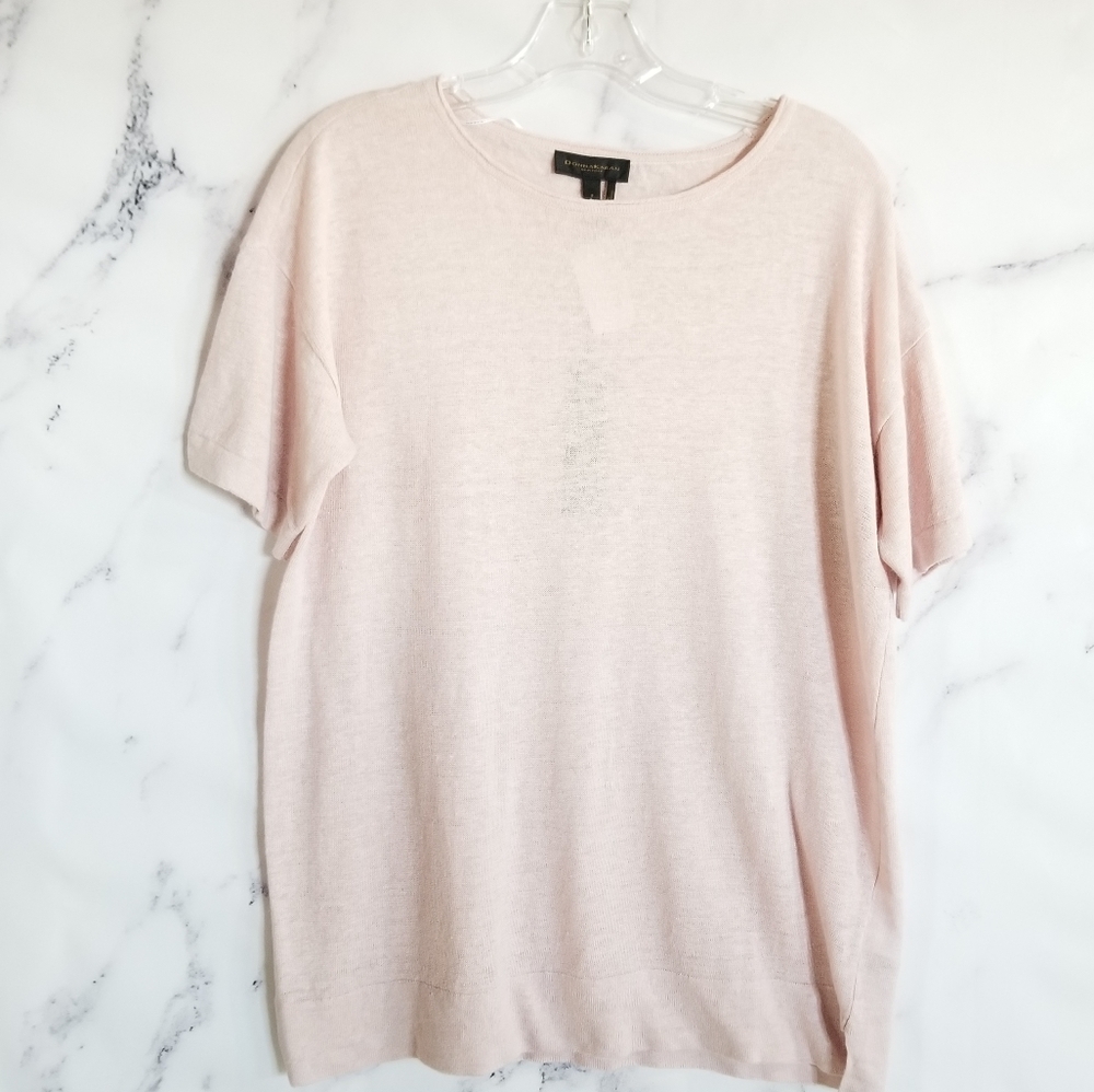 DonnaKaran New York Dusty Rose Knit Sweater